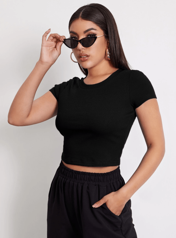 Casual Women's Plain Top - Image 2