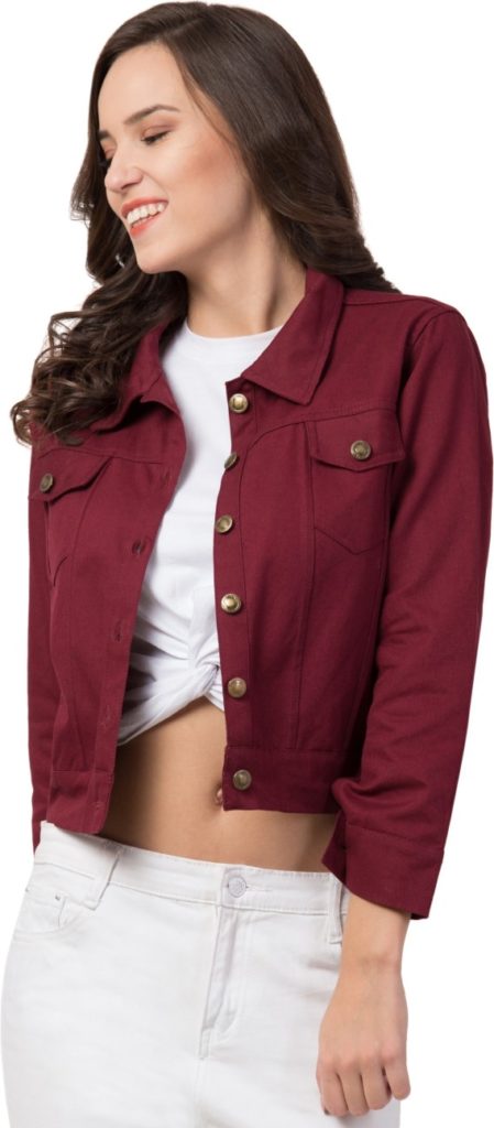 Full Sleeve Solid Women Jacket – adicto hub